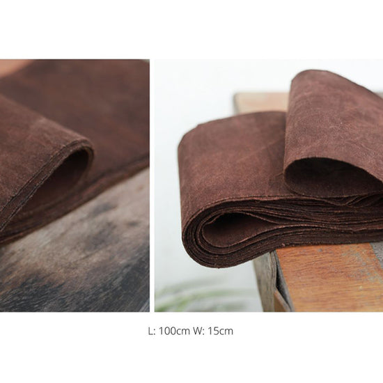 Yam-dyed Earthy Tea Table Runner 茶布茶席