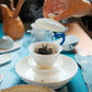 Mo Ya Low Caffeine Red Tea brewing in Gaiwan