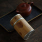 Handcrafted Bamboo & Tin Tea Caddy