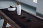 Spiral Maple Batik Table Runner