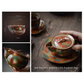 Autumn Inspired Ceramic Grab Pot Gai Wan